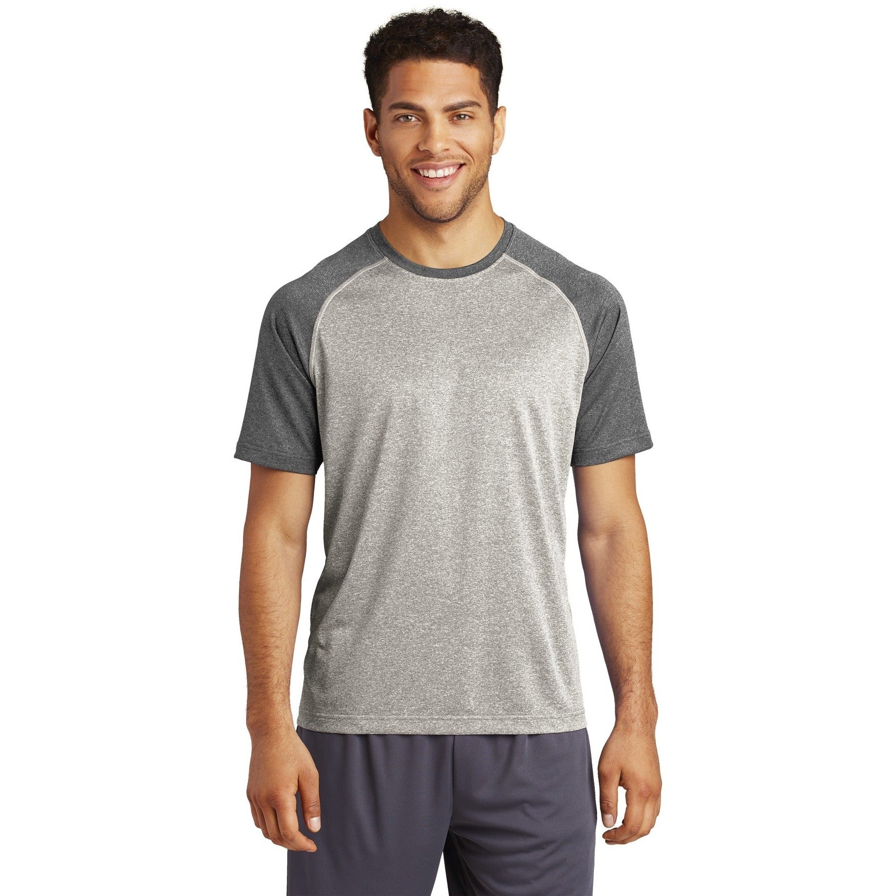 Sport-Tek-Sport-Tek ® Heather-On-Heather Contender ™ Tee. ST362-MedTech-4